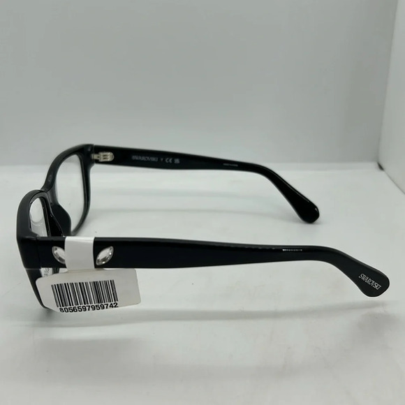 SWAROVSKI SK2007 Eyeglasses Frames Case RXable Black NWT - Picture 5 of 8